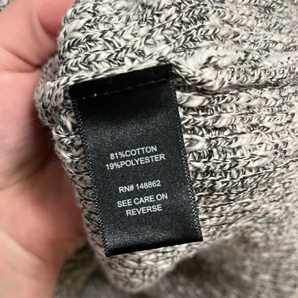 TORRID Heather Grey Marled Knit Lace Up Back Sweater Long Sleeve - Picture 3 of 7